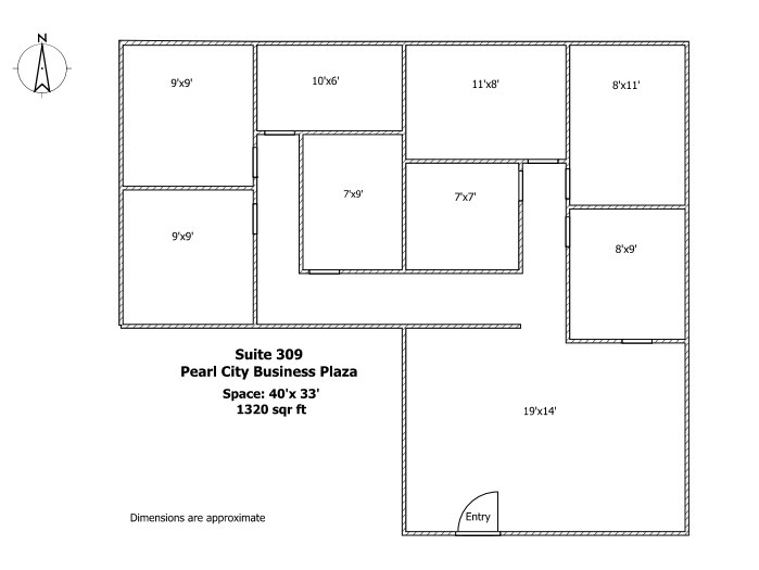 803 Kamehameha Hwy, Pearl City, HI for lease Floor Plan- Image 1 of 1