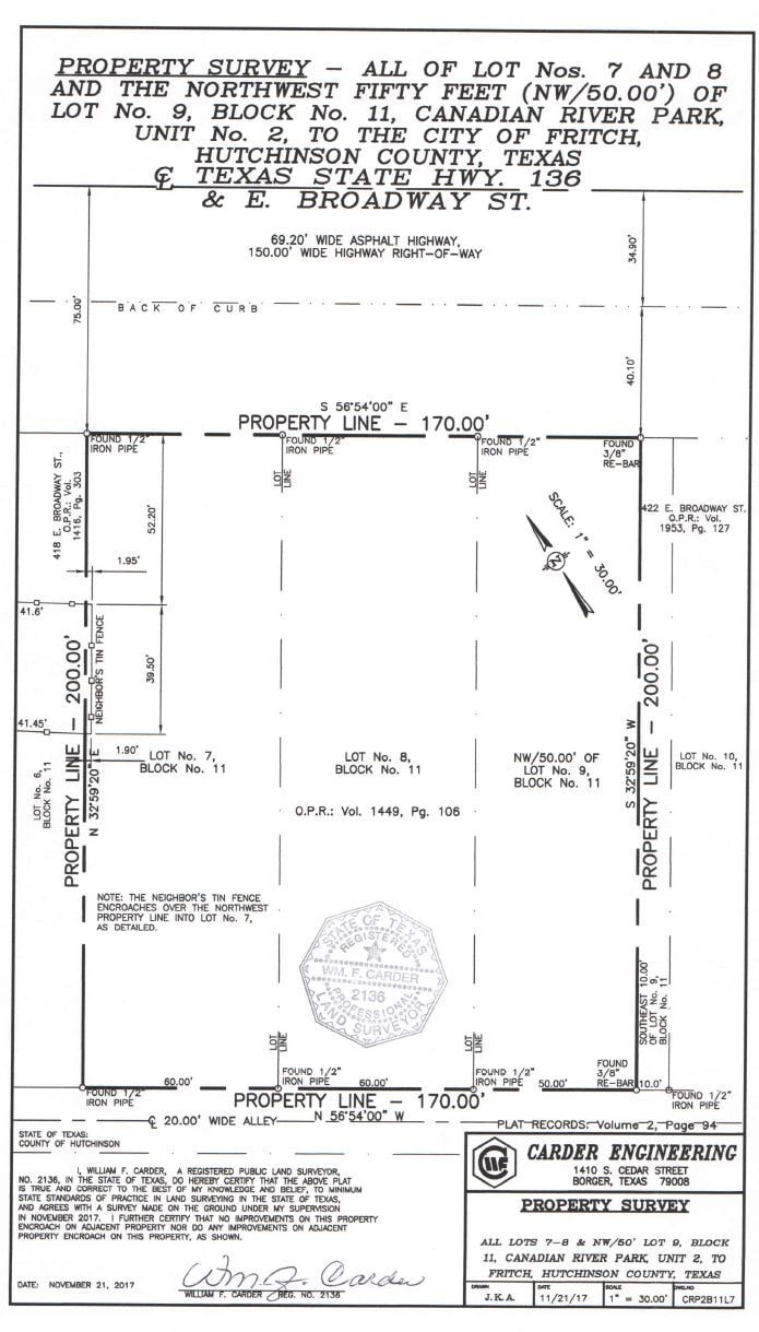 422 E Broadway St, Fritch, TX for sale Site Plan- Image 1 of 1