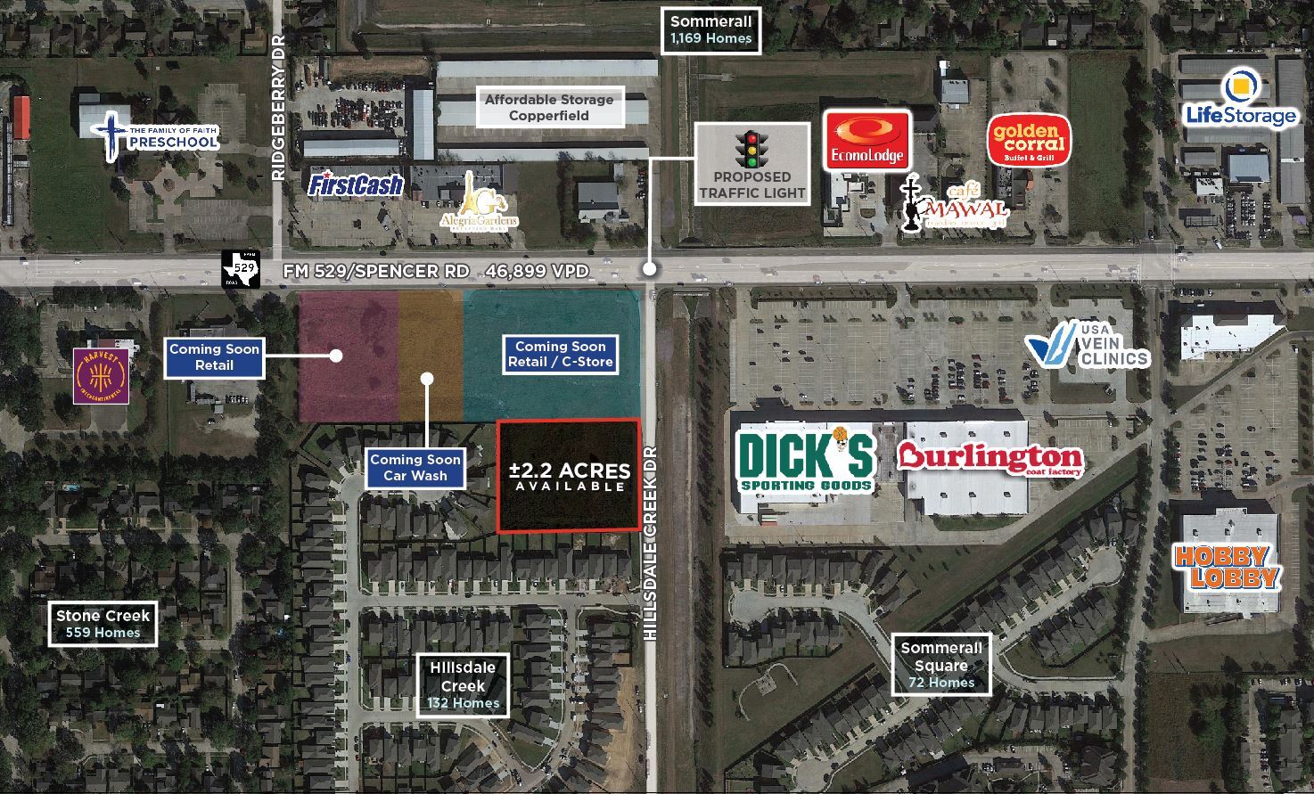 SWQ Of Hwy 6 & FM 529, Houston, TX for sale Aerial- Image 1 of 1