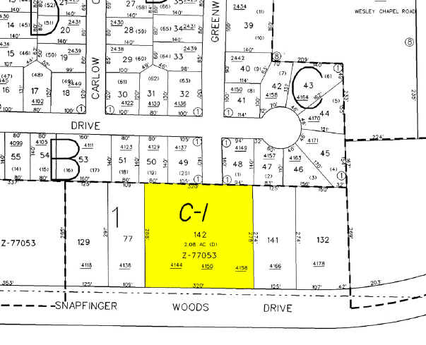 4150 Snapfinger Woods Dr, Decatur, GA for lease - Plat Map - Image 2 of 7