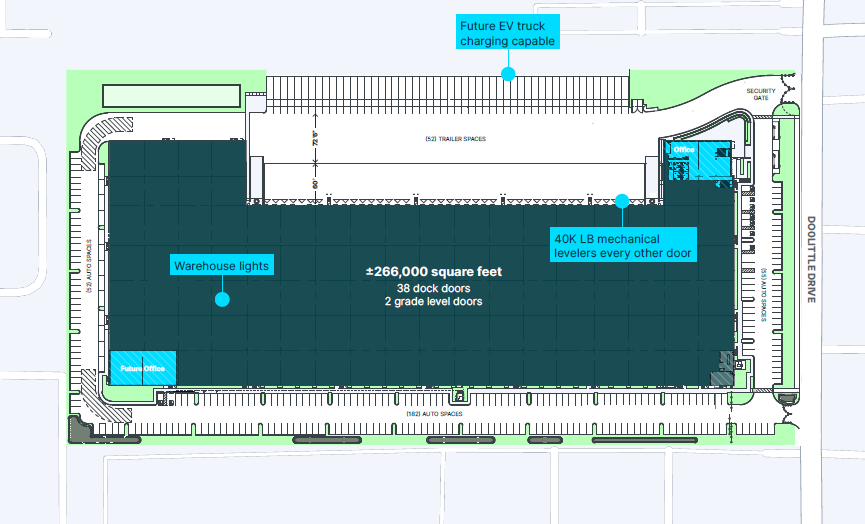 1345 Doolittle Dr, San Leandro, CA for lease - Site Plan - Image 2 of 15