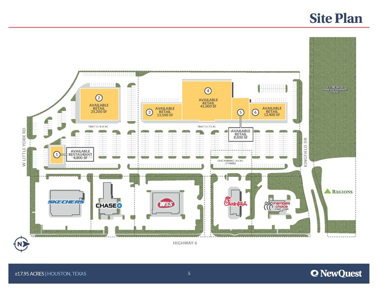 Highway 6 & W Little York, Houston, TX for lease - Site Plan - Image 2 of 3