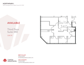 11635 Northpark Dr, Wake Forest, NC for lease Floor Plan- Image 1 of 20