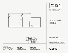2625 Butterfield Rd, Oak Brook, IL for lease Floor Plan- Image 1 of 1
