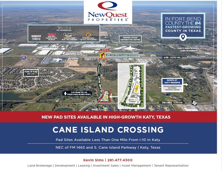 S Cane Island Pky, Katy, TX for sale - Building Photo - Image 1 of 1