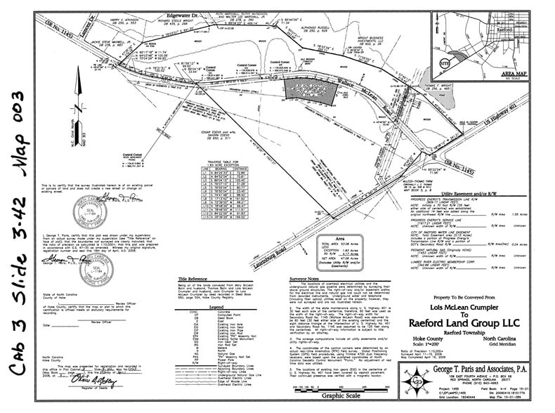 Wallace McLean rd, Raeford, NC for sale - Primary Photo - Image 3 of 16