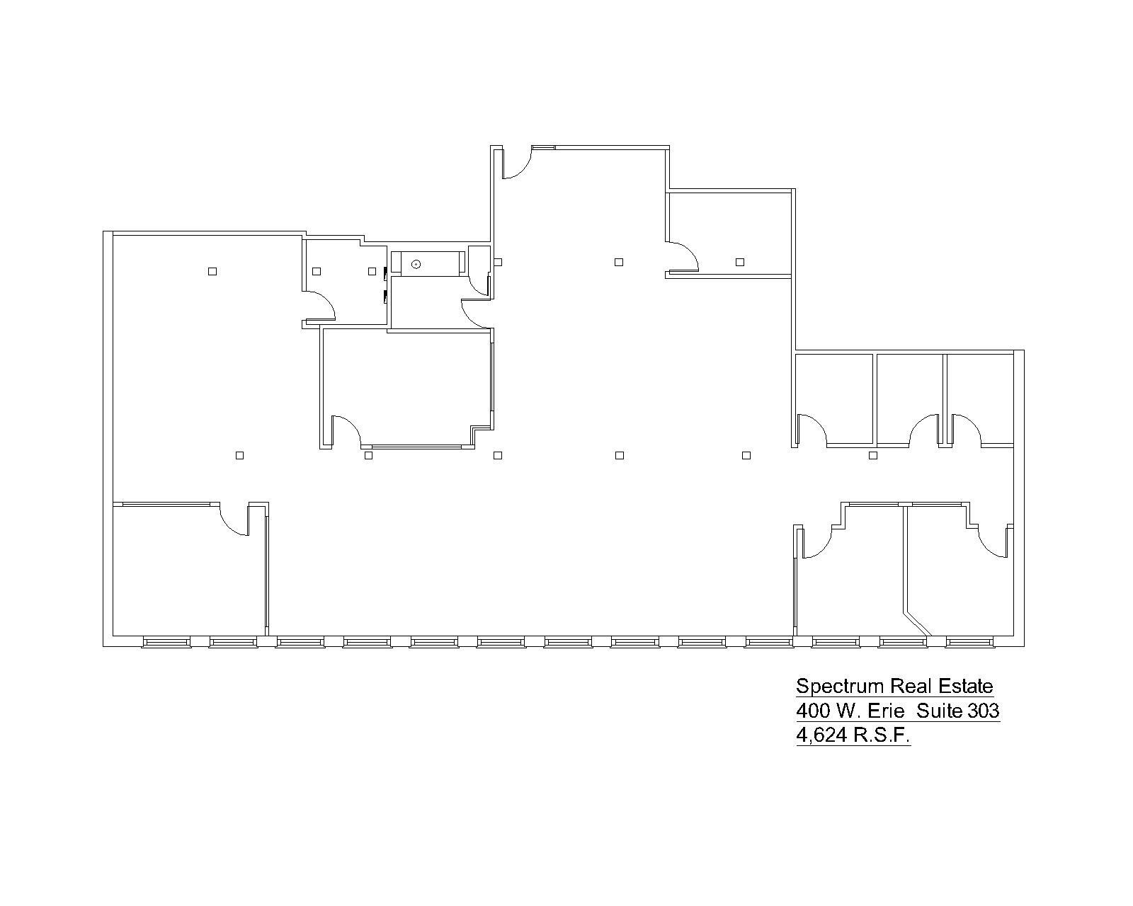 400 W Erie St, Chicago, IL for lease Floor Plan- Image 1 of 1