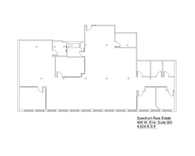 400 W Erie St, Chicago, IL for lease Floor Plan- Image 1 of 1