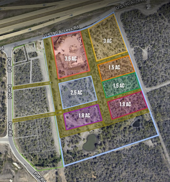999 W US HWY 90, San Antonio, TX for lease - Site Plan - Image 2 of 9