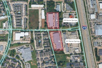 221 Barren Springs Dr, Houston, TX - AERIAL  map view - Image1