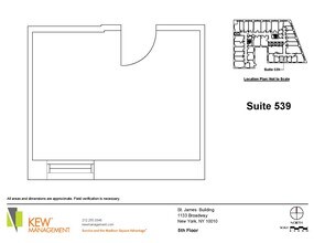 1133 Broadway, New York, NY for lease Floor Plan- Image 1 of 1