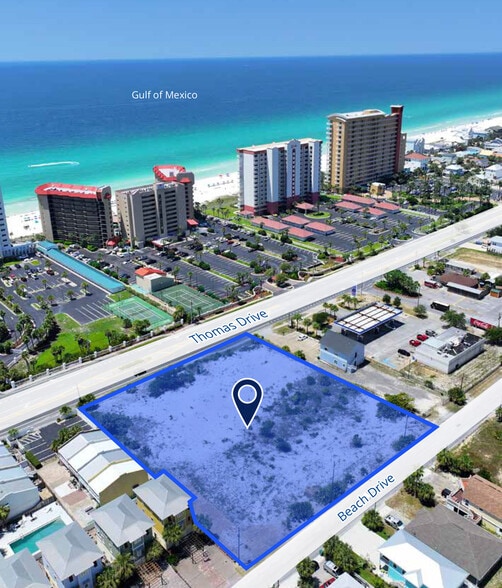 6422-6430 Thomas Dr, Panama City Beach, FL for sale - Aerial - Image 2 of 5
