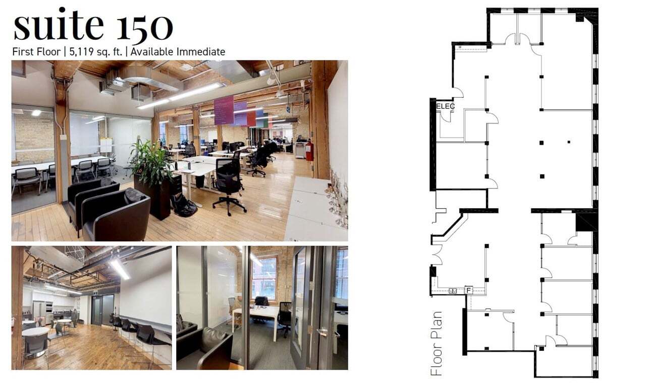 215 Spadina Ave, Toronto, ON for lease Floor Plan- Image 1 of 1