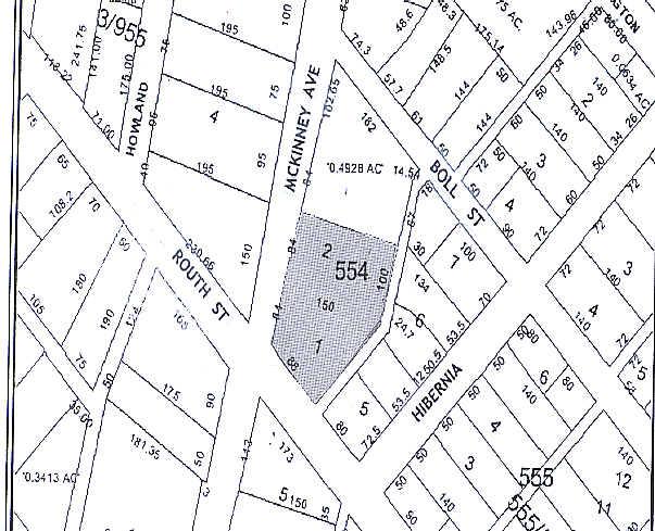 2602 McKinney Ave, Dallas, TX for sale Plat Map- Image 1 of 1