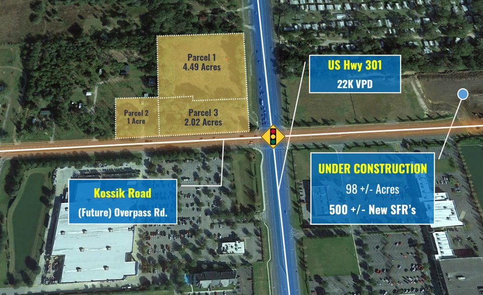 US Highway 301, Zephyrhills, FL for lease - Aerial - Image 1 of 4