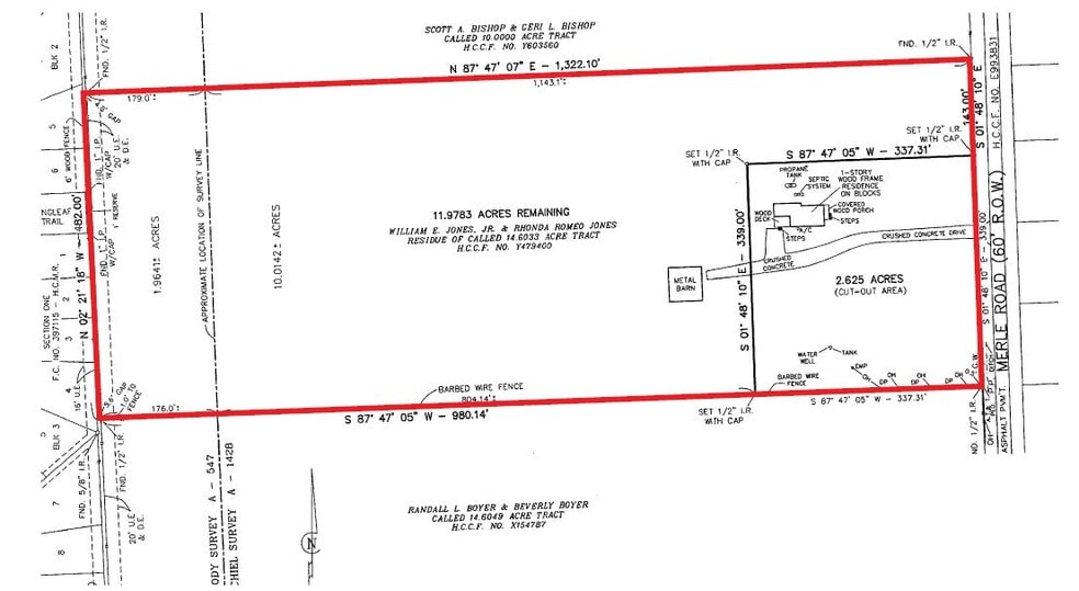 15925 Merle Rd, Cypress, TX for sale - Plat Map - Image 2 of 2