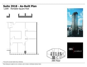 80 S 8th St, Minneapolis, MN for lease Floor Plan- Image 1 of 1