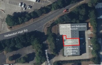 1 Frensham Rd, Norwich, NFK - aerial  map view