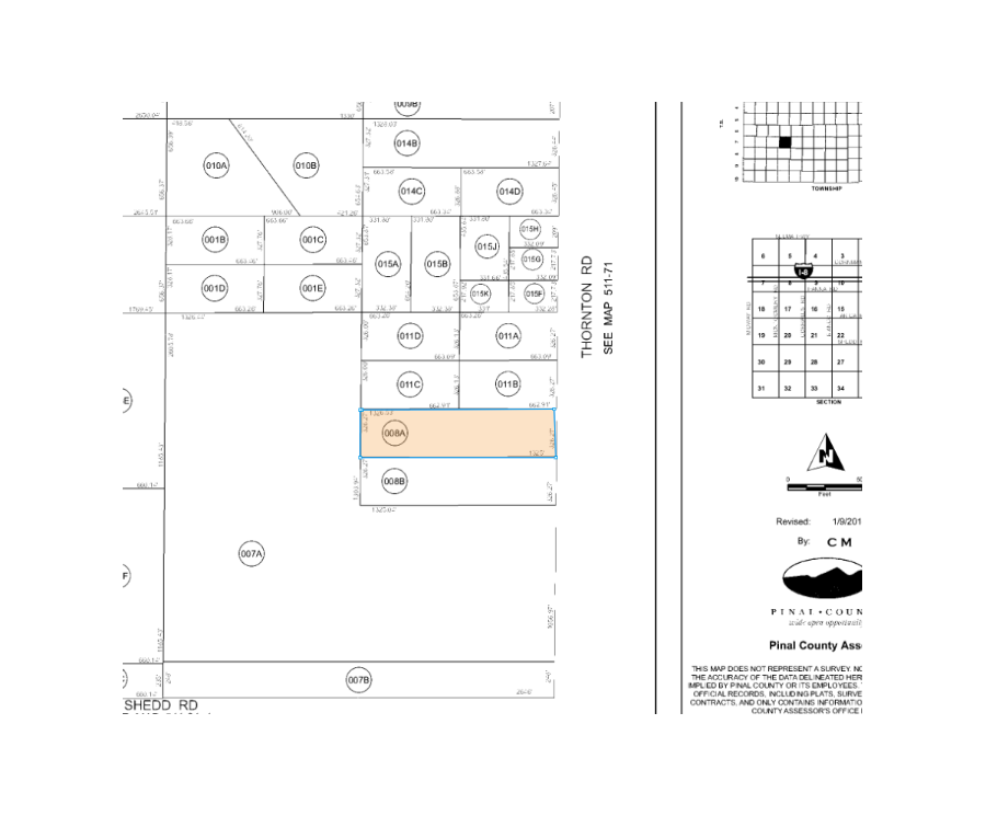 9156 S Thornton Rd, Casa Grande, AZ 85193 Land for Sale