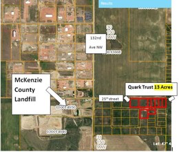 2491 132nd Ave, Arnegard, ND - aerial  map view