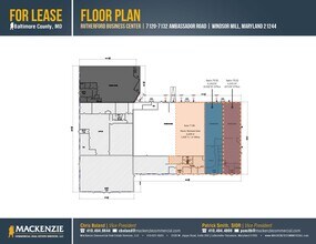 7120-7132 Ambassador Rd, Windsor Mill, MD for lease Floor Plan- Image 1 of 1