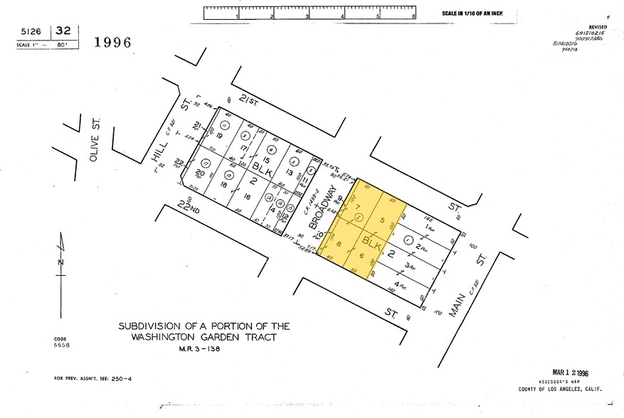 2100 S Broadway, Los Angeles, CA for lease - Plat Map - Image 2 of 2