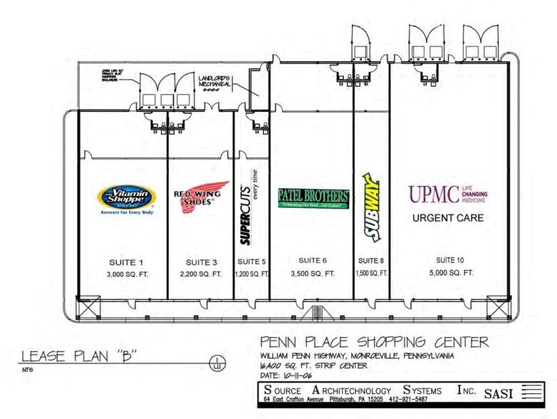 4145 William Penn Hwy, Monroeville, PA for lease - Penn Place Lease Plan - Image 1 of 1