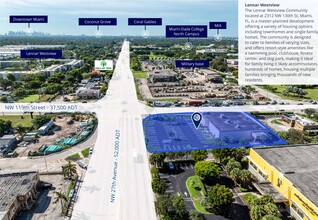 11920 NW 27th Ave, Miami, FL - aerial  map view