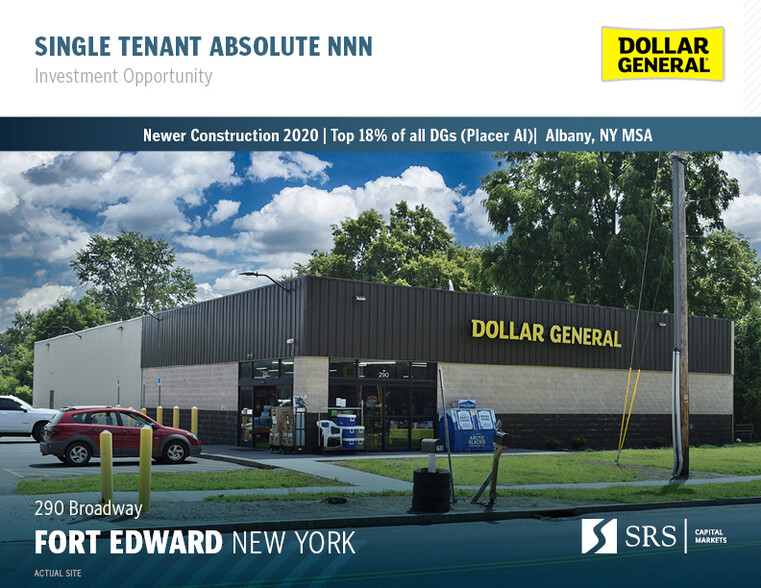 290 Broadway, Fort Edward, NY 12828 - Dollar General | 10+yrs Remain ...