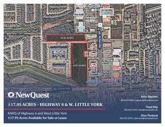 More details for Highway 6 & W Little York, Houston, TX - Land for Sale