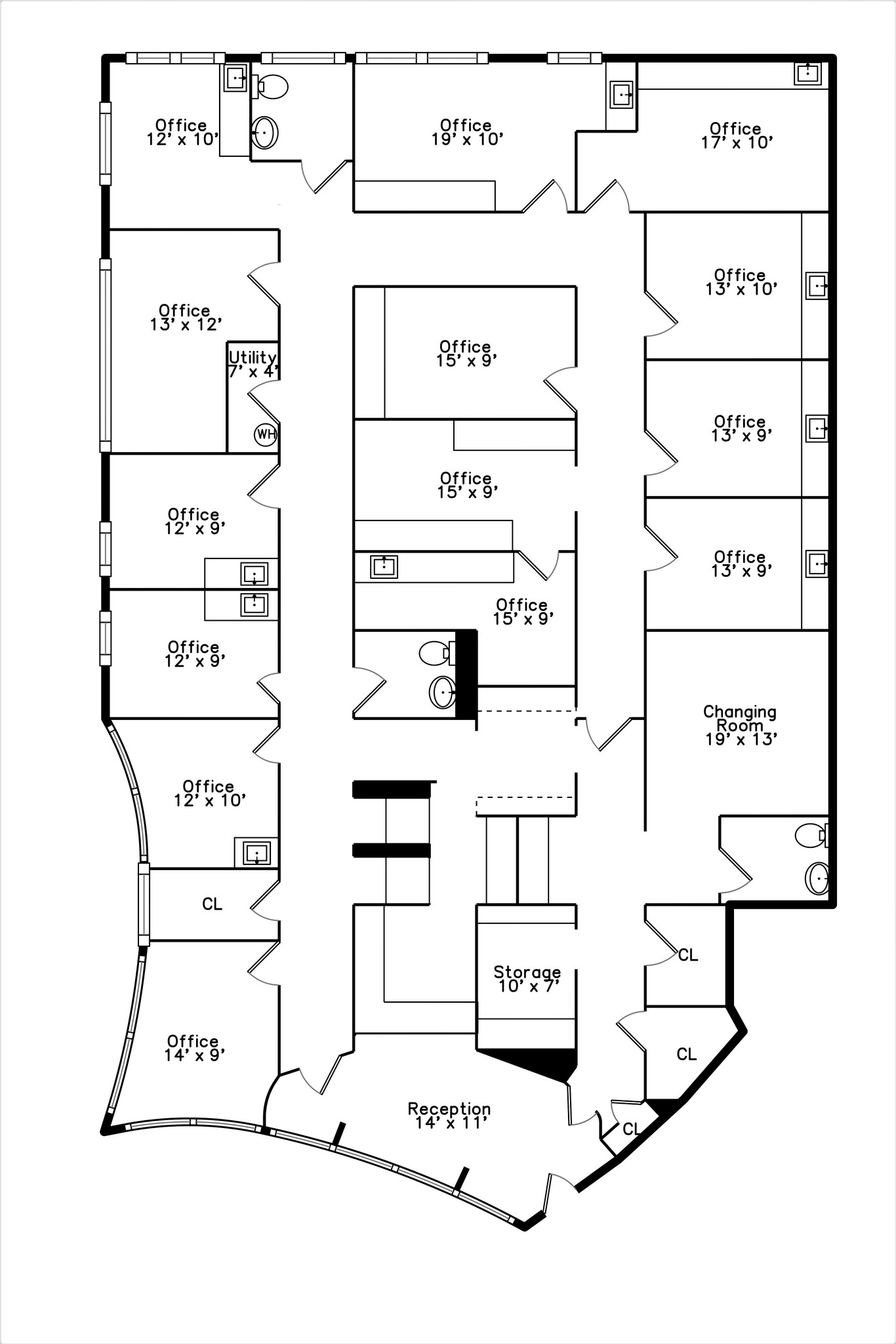 2088 Ogden Ave, Aurora, IL for lease Floor Plan- Image 1 of 3