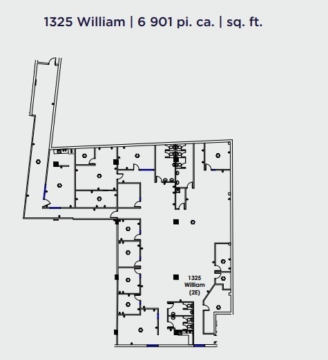 1320-1390 Rue Barré, Montréal, QC for lease Floor Plan- Image 1 of 1