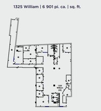 1320-1390 Rue Barré, Montréal, QC for lease Floor Plan- Image 1 of 1