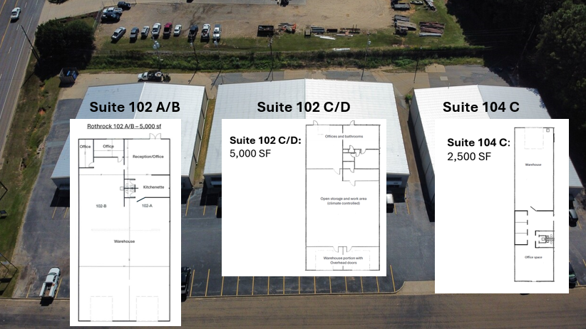 102 Rothrock Dr, Longview, TX for lease - Floor Plan - Image 2 of 5