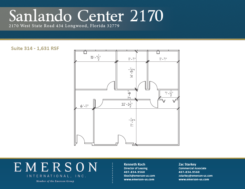 2170 W State Road 434, Longwood, FL for lease Floor Plan- Image 1 of 1