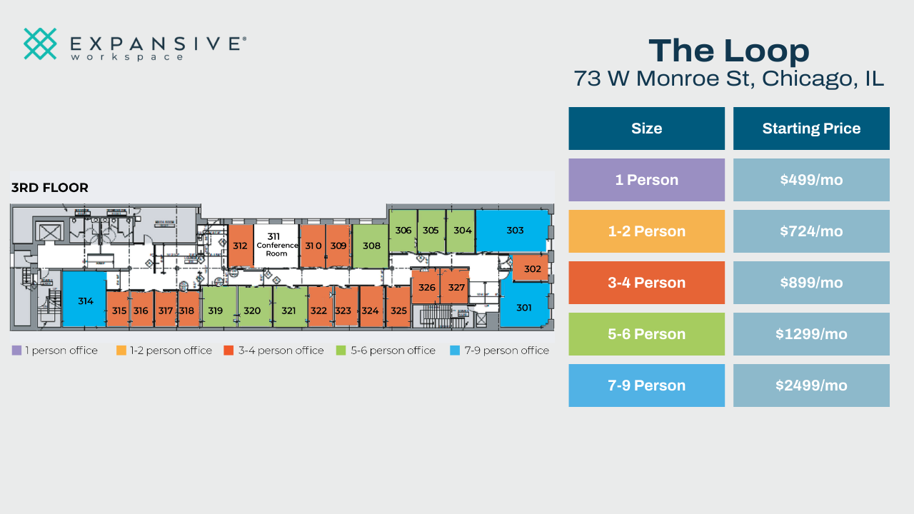 73 W Monroe St, Chicago, IL for lease Floor Plan- Image 1 of 4