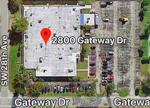 2800 Gateway Dr, Pompano Beach, FL - aerial  map view