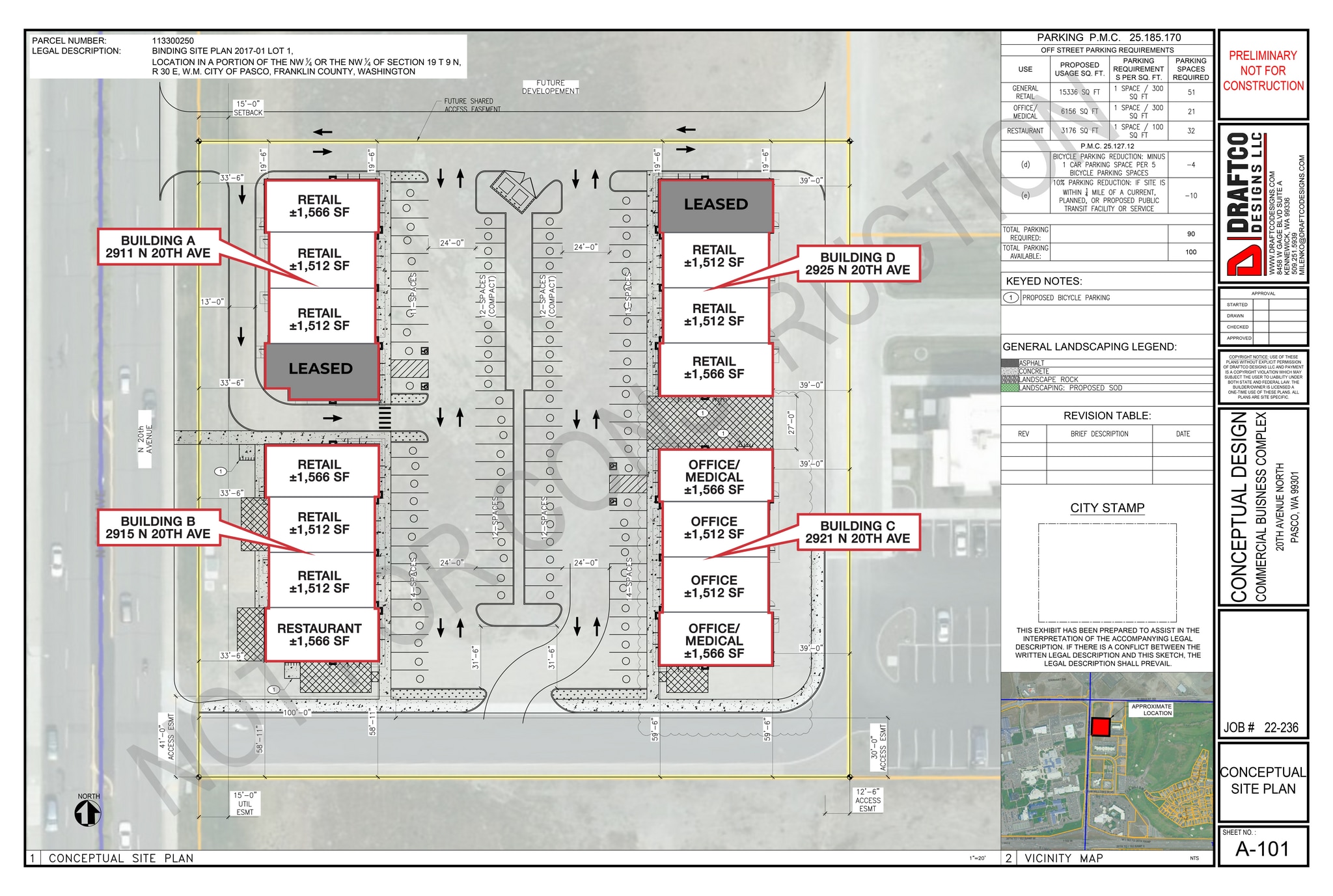 2915 N 20th Ave, Pasco, WA for lease Interior Photo- Image 1 of 2