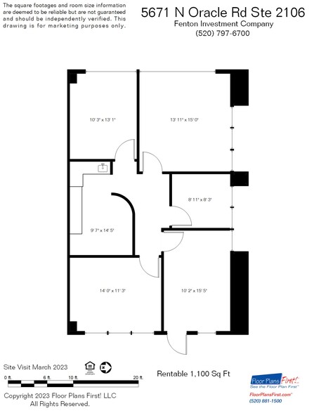 5671 N Oracle Rd, Tucson, AZ for lease - Floor Plan - Image 3 of 5