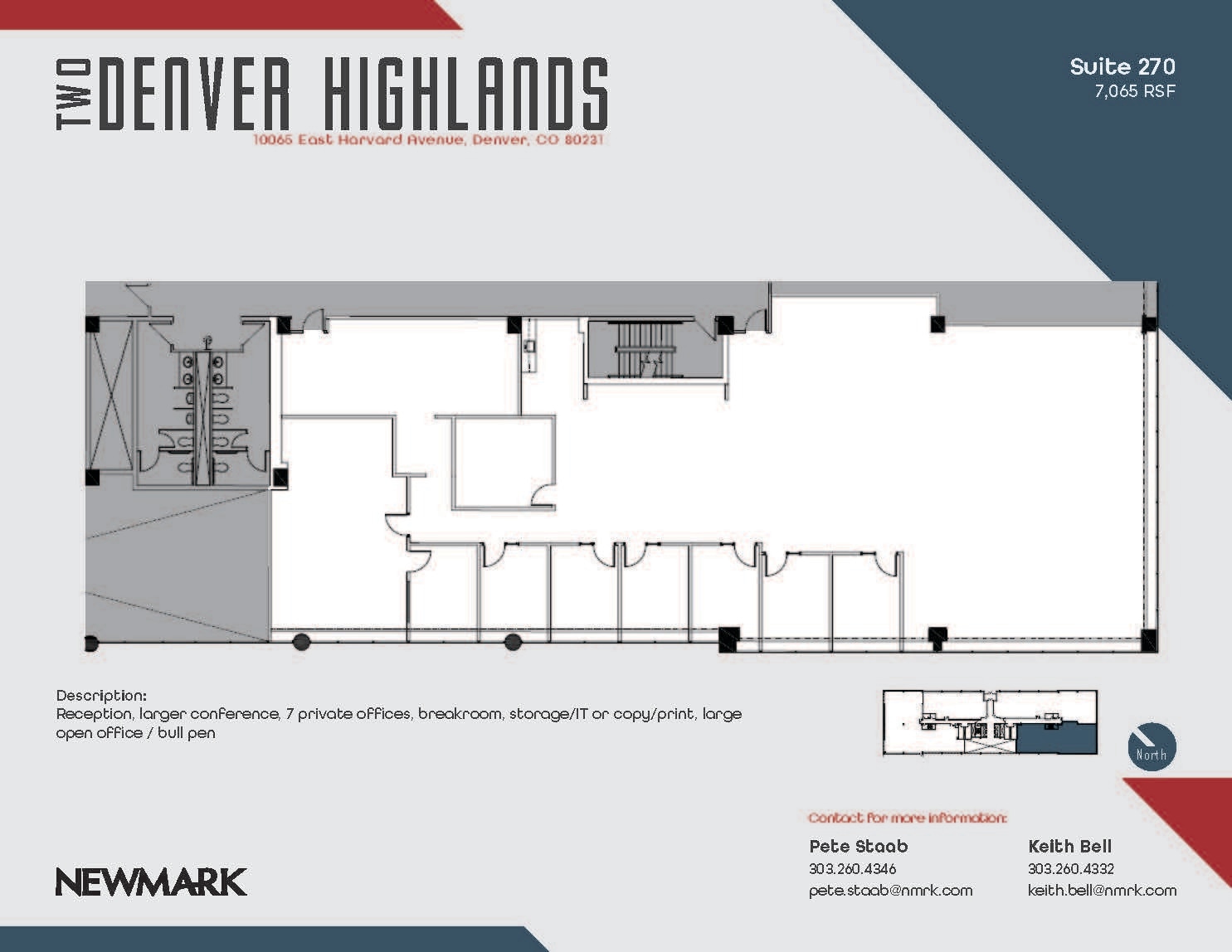 10375 E Harvard Ave, Denver, CO for lease Floor Plan- Image 1 of 1