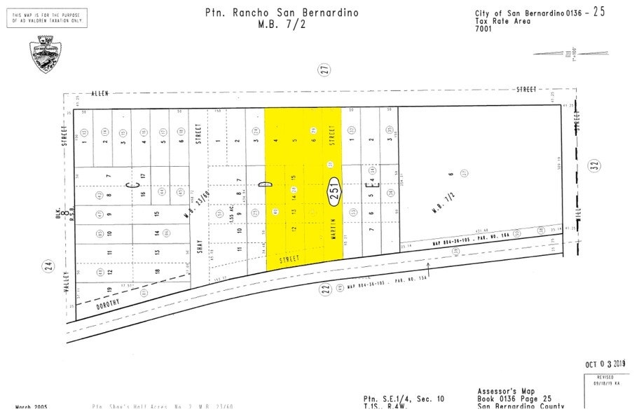 386 S Allen St, San Bernardino, CA for sale - Plat Map - Image 3 of 3