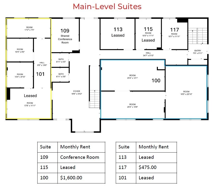 6302 Odana Rd, Madison, WI for lease Floor Plan- Image 1 of 1