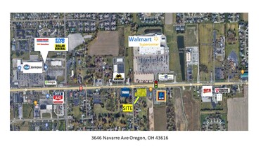 3646 Navarre Ave, Oregon, OH - aerial  map view