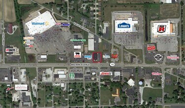 3016-3022 S Western Ave, Marion, IN - Aerial  map view