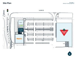 1206 5th St SE, High River, AB for lease Site Plan- Image 1 of 1