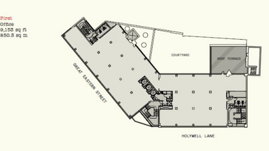 20-33 Great Eastern St, London for lease Floor Plan- Image 2 of 2