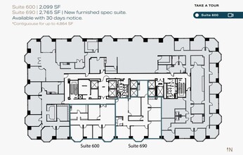 550 W C St, San Diego, CA for lease Floor Plan- Image 1 of 1