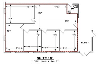 409 Easton Rd, Willow Grove, PA for lease Floor Plan- Image 1 of 2