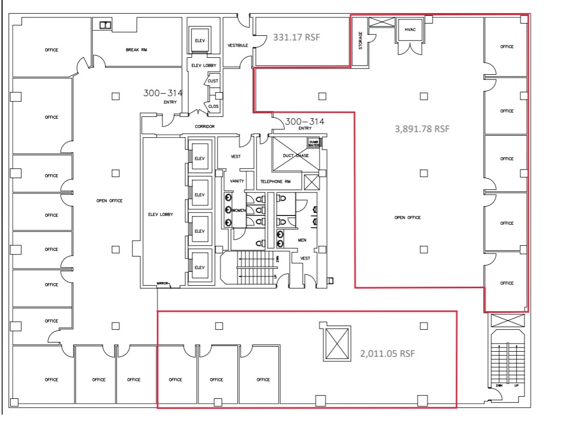 2201 Main St, Dallas, TX for lease Floor Plan- Image 1 of 1