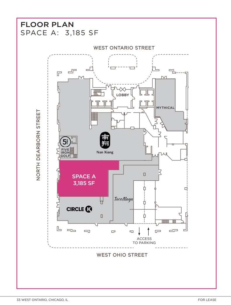 33 W Ontario St, Chicago, IL for lease Floor Plan- Image 1 of 1